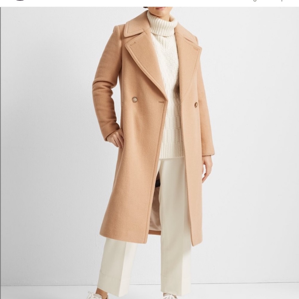 Club Monaco Daylina Camel Coat